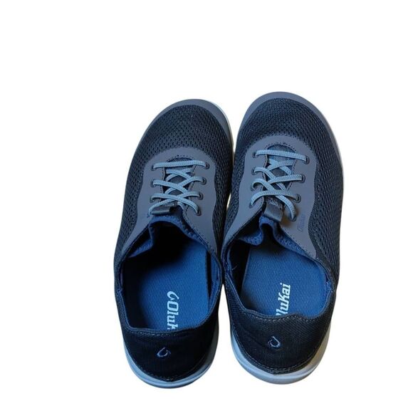 Olukau Moku Pae Men's Size 9 Gray Casual Shoe Comfort Outdoors Boat Slip On NWOT - Picture 10 of 11